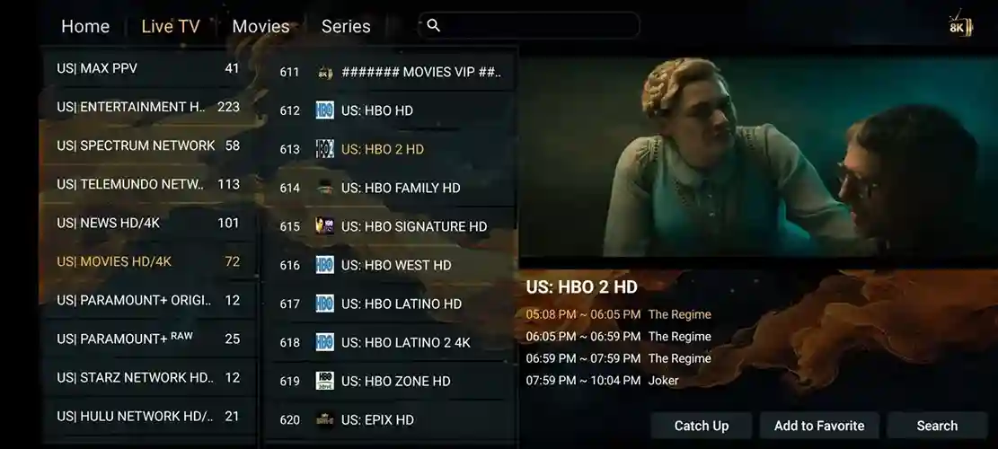 Preview 1 - Dgtl Planet Premium IPTV Subscription