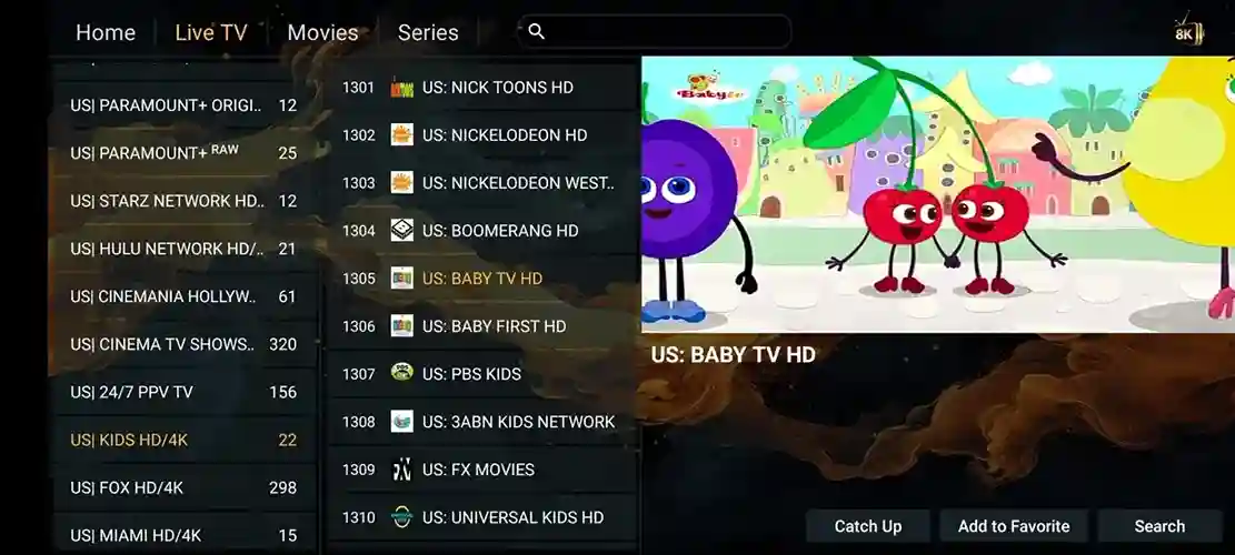 Preview 3 - Dgtl Planet Premium IPTV Subscription