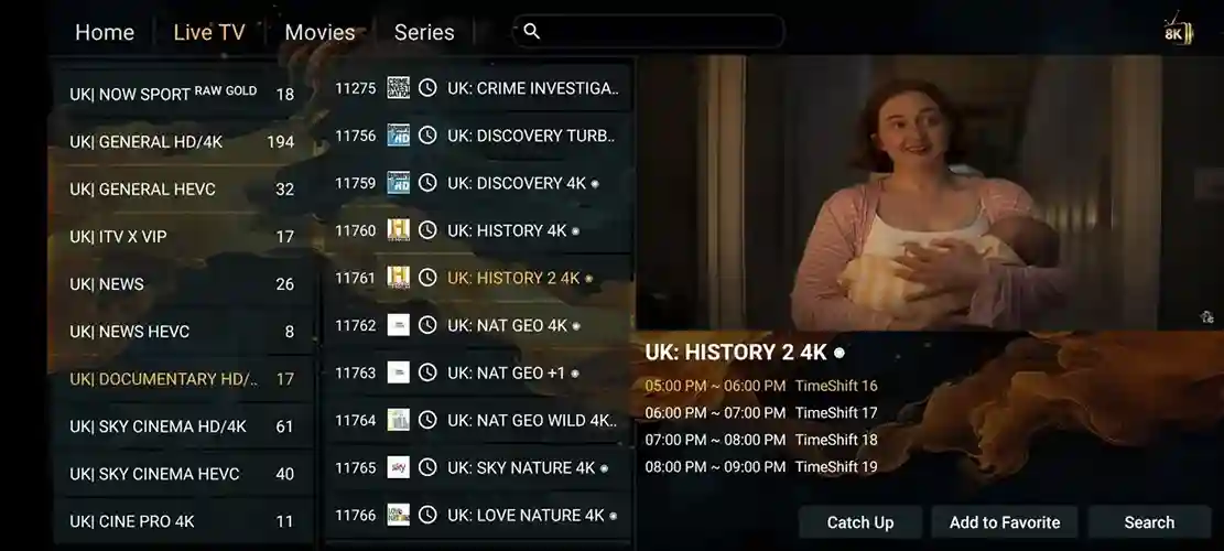 Preview 6 - Dgtl Planet Premium IPTV Subscription